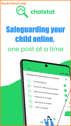 Chatstat - AI Child Safety App screenshot