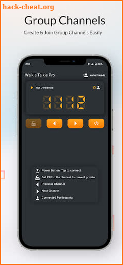 Group Talks: Walkie Talkie Ptt screenshot