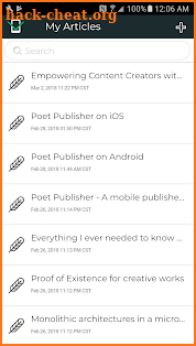 Poet Publisher screenshot