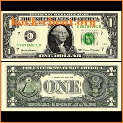 1 USD - 1 Dollar - One Dollar icon