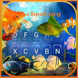 3D Live Fish Keyboard Theme icon