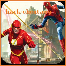 amazing super hero flash game icon