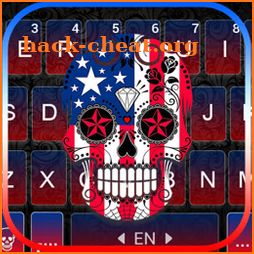 American Skull Art Keyboard Theme icon