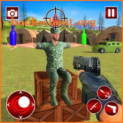 Army Bottle Shooting Training icon