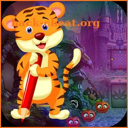 Best Escape Game 496 Writing Tiger Rescue Game icon