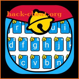 Blue Fat Cat Keyboard Theme icon