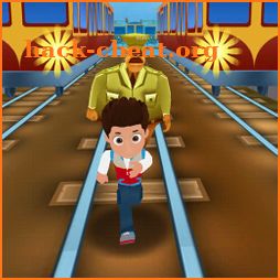 Boy Subway Ryder Dash Patrol Train Running icon