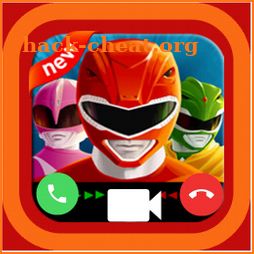 call from video power's rangers, and 📱chat prank icon