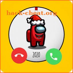 Call impostor chat and video call (Simulation) icon