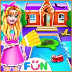 Celebrity House Clean Up-Girl House Tidy Up Game icon