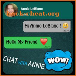 Chat With Annie LeBlanc Prank icon