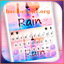Color Raindrops Keyboard Theme icon