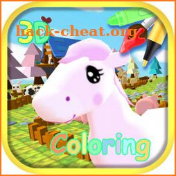 Coloring 3D - Farm icon