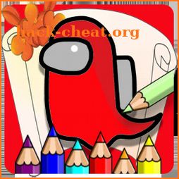 Coloring Book For Amoung Us icon