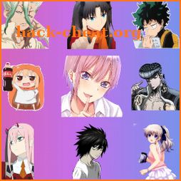 Cute Anime Meme stickers WAStickerApps icon