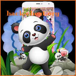 🐼🐼🐼Cute Baby Panda Theme icon