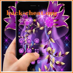 Dreamy Purple Flower Theme icon