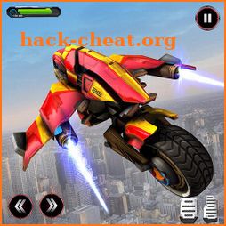 Flying Robot Bike Simulator 🏍️ icon