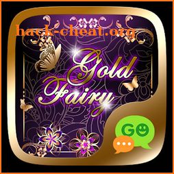 (FREE) GO SMS GOLD FAIRY THEME icon