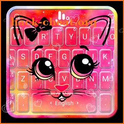 Galaxy Emoji Kitty Cat Keyboard Theme icon