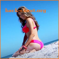 Girl In Bikini Video Wallpaper icon
