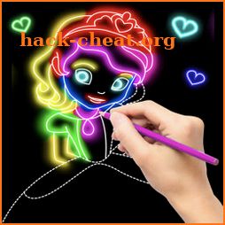 Glow drawing for kids : Learn colors for kids icon