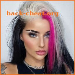 Hair color changer different icon