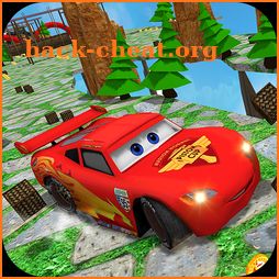Hill Climb Racing Legend: Superhero Lightning Car icon