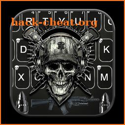 Horror Guns Skull Warrior Keyboard icon