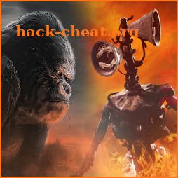 Kaiju Godzilla Monster vs Kong Apes City Attack 3D icon