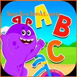 Learn ABC Alphabet - Bike Rider Games For Kids icon