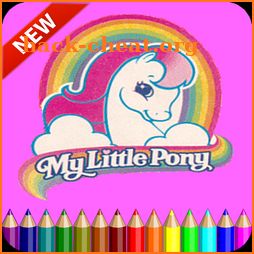 Little Pony Unicorn Coloring Book icon