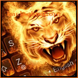 Live Fire Tiger Keyboard Theme icon