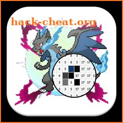 Mega Poke - Color By Number Pixel Art Games icon
