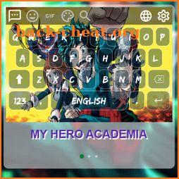 my hero academia keyboard theme icon