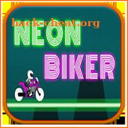 Neon Biker- New Bike Racing|| Real bike Stunt Game icon