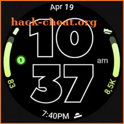 Outlined Watch Face icon