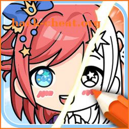 Paint Doll: Princess Girls Coloring Game For Free icon