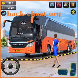 Passenger Coach Bus Driving icon