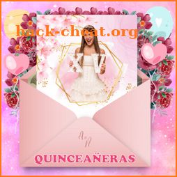Quinceañera invitations maker icon
