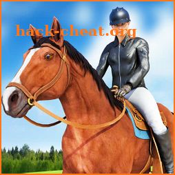 Real Horse World - Showjumping Stunt Challenge 3D icon