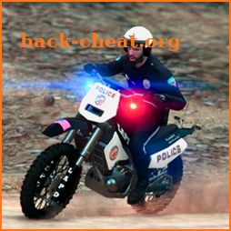 real Police moto bike Chase icon