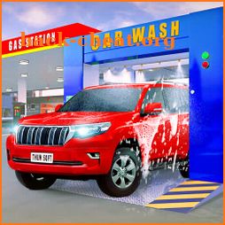 Real Prado Car Wash Service Station Free Car Games icon