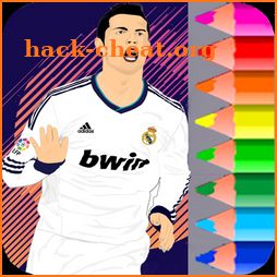 Ronaldo Coloring game icon