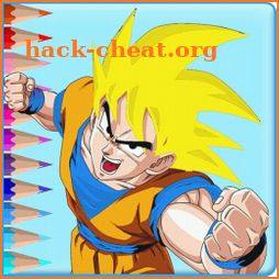 Saiyan DBZ Hero Goku Coloring Book Free icon
