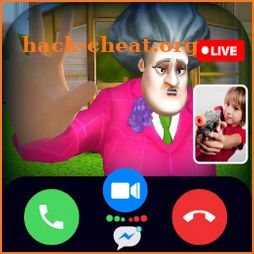 Scary Techer 📱 Video Call + Chat & talk icon