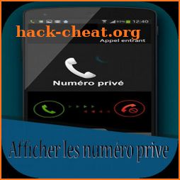 Show private number icon