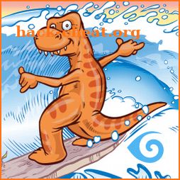 Sid Surfa Saurus - The Surfing Dinosaur! icon
