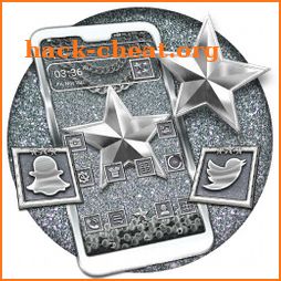 Silver Star Theme Launcher icon