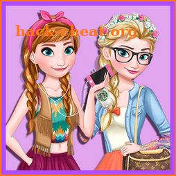 ❄ Modern Sisters Princess Makeup Dress up Game ❤ icon
